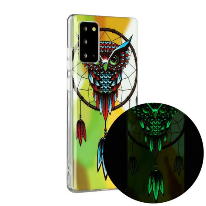 Θήκη Samsung Galaxy Note 20 Fluorescent Dream Catcher Κουκουβάγιας