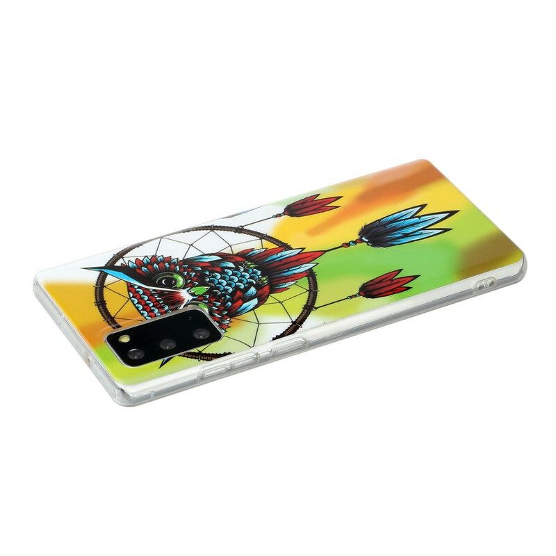 Θήκη Samsung Galaxy Note 20 Fluorescent Dream Catcher Κουκουβάγιας