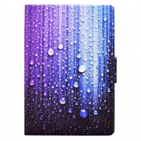 δερματινη θηκη iPad 10.9" (2022) Καλλιτεχνική Βροχή