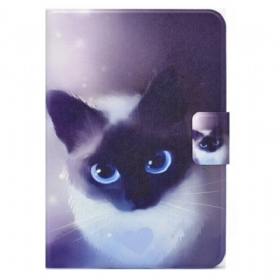 Κάλυμμα iPad 10.9" (2022) Γάτα Με Μπλε Μάτια