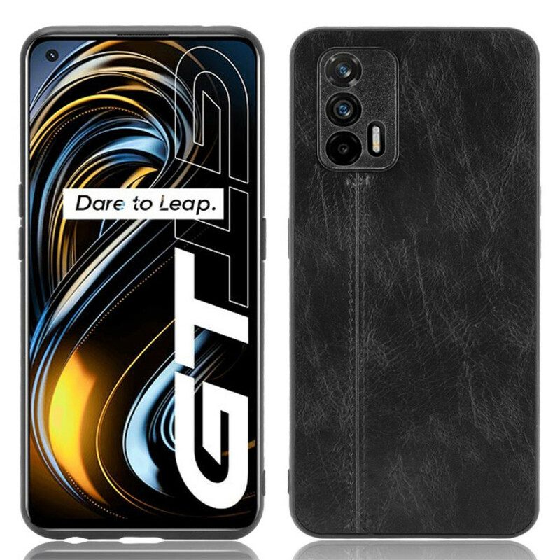 θηκη κινητου Realme GT 5G Στυλ Δερμάτινη Ραφή