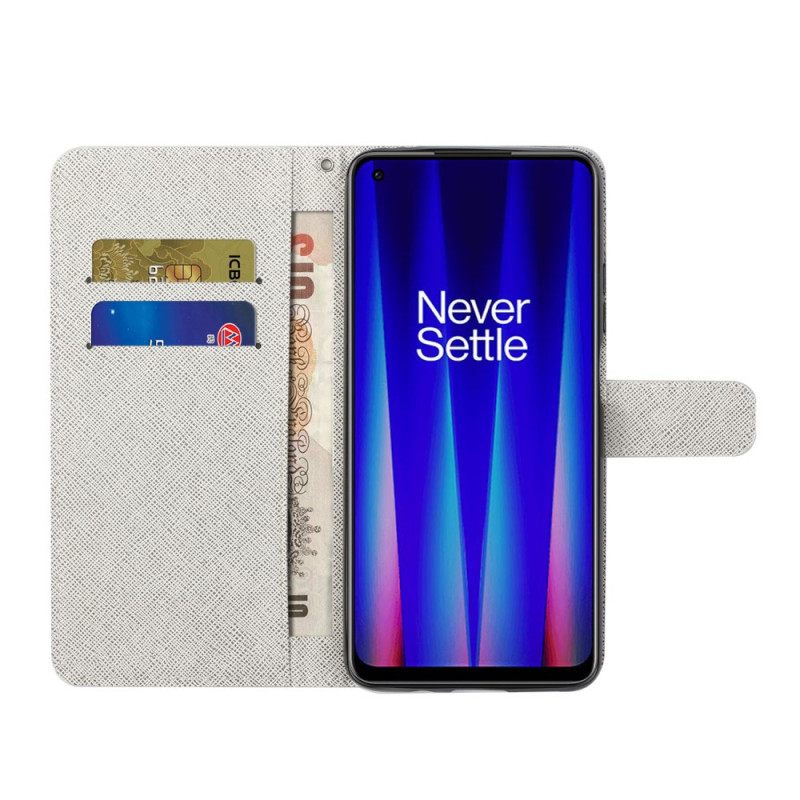 δερματινη θηκη OnePlus Nord CE 2 5G Δέντρο Γάτας