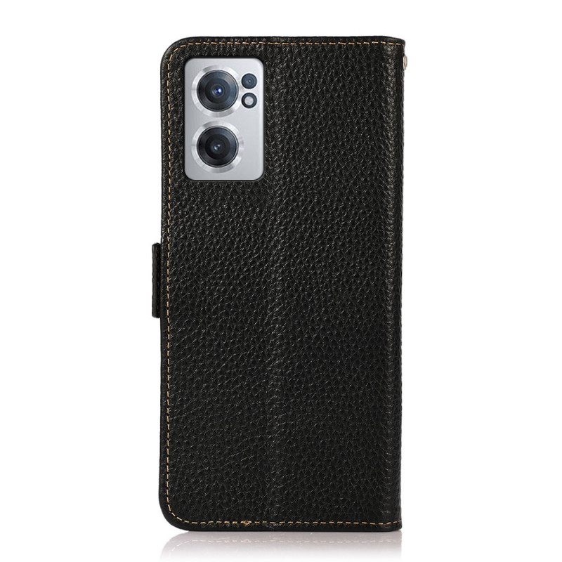 δερματινη θηκη OnePlus Nord CE 2 5G Litchi Leather Kazneh