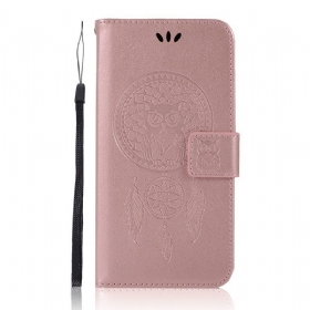 Κάλυμμα Xiaomi Mi 11 Lite 4G / 5G / 5G NE Δερμάτινο Εφέ Dreamcatcher Owl