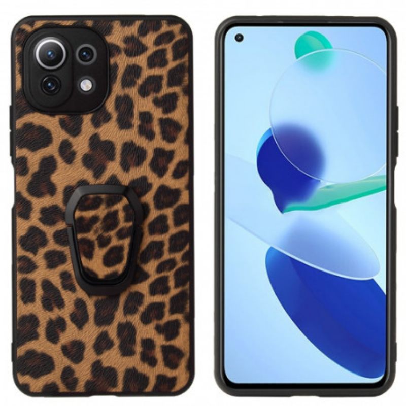 Θήκη Xiaomi Mi 11 Lite 4G / 5G / 5G NE Δαχτυλίδι Leopard Style-support