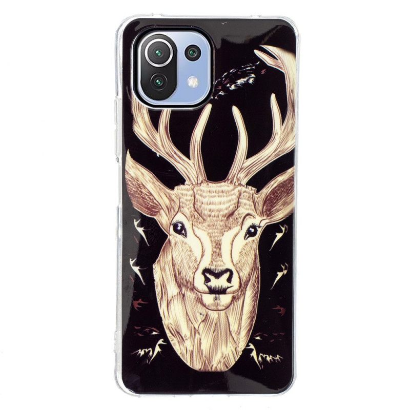 Θήκη Xiaomi Mi 11 Lite 4G / 5G / 5G NE Fluorescent Majestic Deer