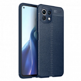 Θήκη Xiaomi Mi 11 Lite 4G / 5G / 5G NE Leather Effect Litchi Διπλή Σειρά