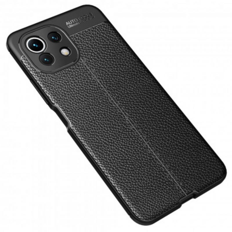 Θήκη Xiaomi Mi 11 Lite 4G / 5G / 5G NE Leather Effect Litchi Διπλή Σειρά