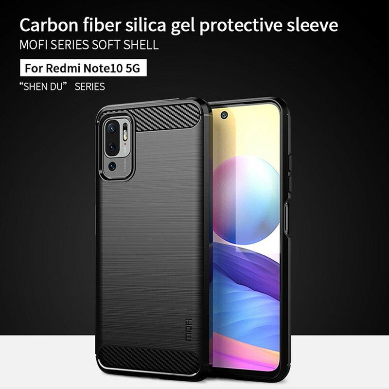 θηκη κινητου Poco M3 Pro 5G Mofi Brushed Carbon Fiber