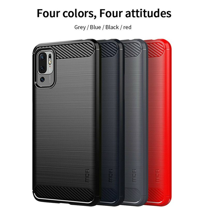 θηκη κινητου Poco M3 Pro 5G Mofi Brushed Carbon Fiber