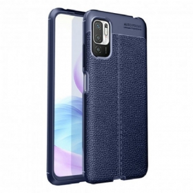 Θήκη Poco M3 Pro 5G Leather Effect Litchi Διπλή Σειρά