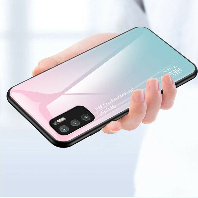 Θήκη Poco M3 Pro 5G Tempered Glass Γεια Σας