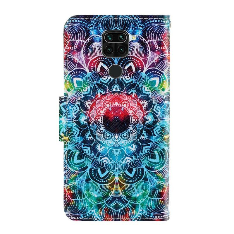 Κάλυμμα Xiaomi Redmi Note 9 με κορδονι Flashy Strappy Mandala