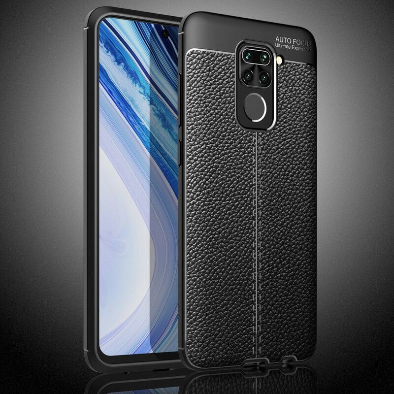 Θήκη Xiaomi Redmi Note 9 Leather Effect Litchi Διπλή Σειρά