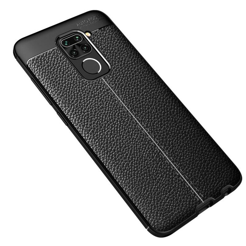 Θήκη Xiaomi Redmi Note 9 Leather Effect Litchi Διπλή Σειρά