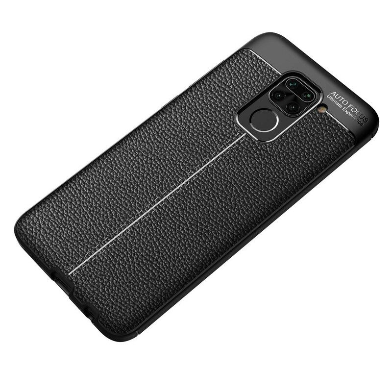 Θήκη Xiaomi Redmi Note 9 Leather Effect Litchi Διπλή Σειρά