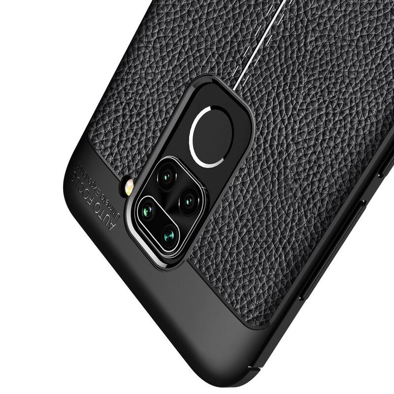 Θήκη Xiaomi Redmi Note 9 Leather Effect Litchi Διπλή Σειρά