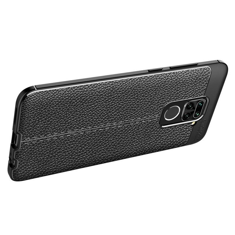 Θήκη Xiaomi Redmi Note 9 Leather Effect Litchi Διπλή Σειρά