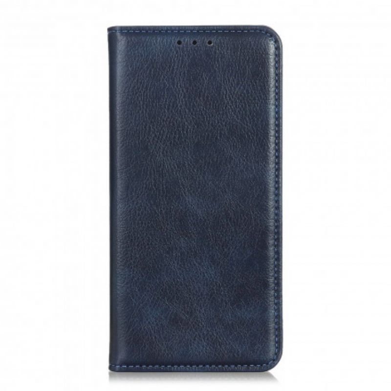 θηκη κινητου Poco F3 Θήκη Flip Premium Split Leather Litchi