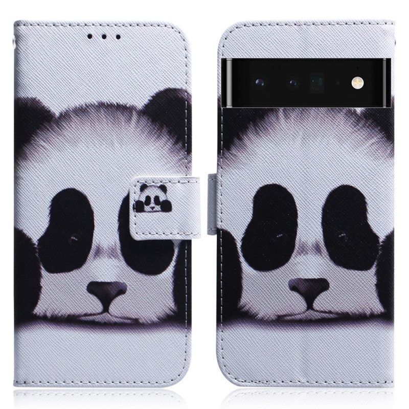 δερματινη θηκη Google Pixel 6 Pro Πρόσωπο Panda