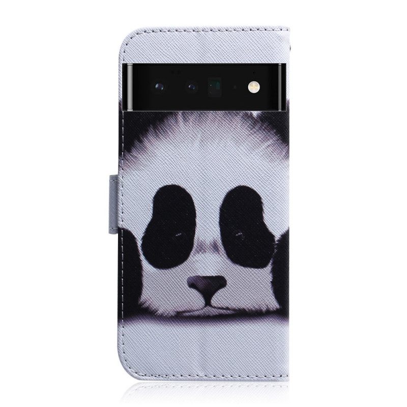 δερματινη θηκη Google Pixel 6 Pro Πρόσωπο Panda