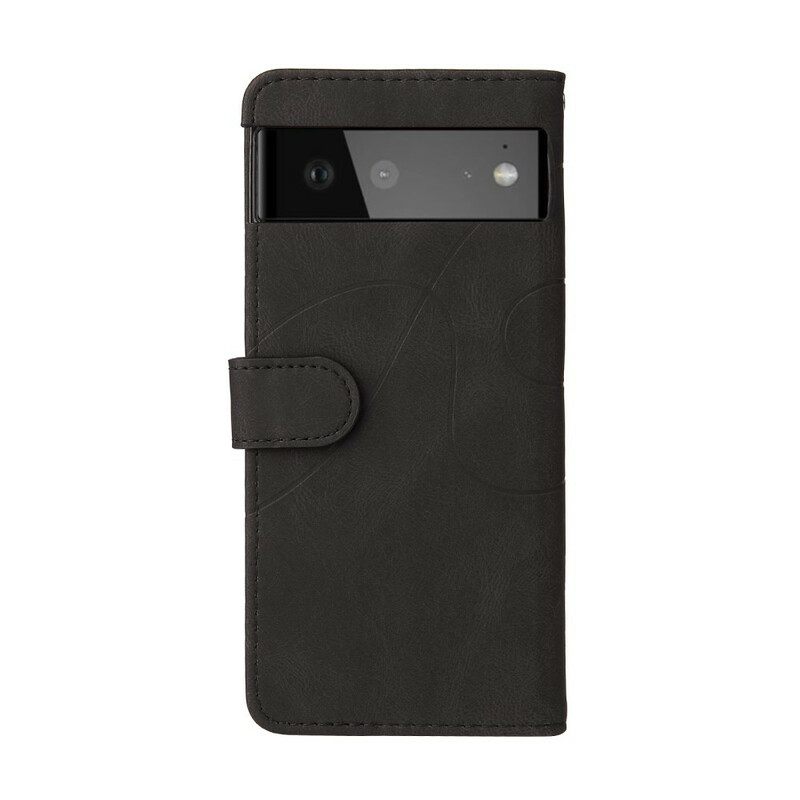 Κάλυμμα Google Pixel 6 Pro Δίχρωμο Signature Faux Leather