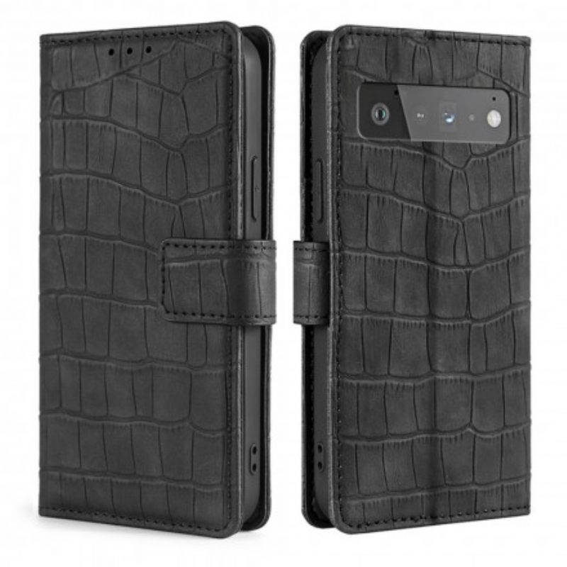 Κάλυμμα Google Pixel 6 Pro Skin-touch Crocodile