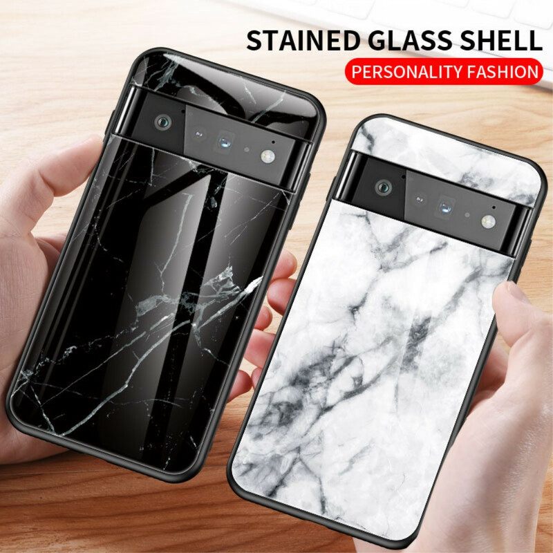 θηκη κινητου Google Pixel 6 Pro Μάρμαρο Tempered Glass