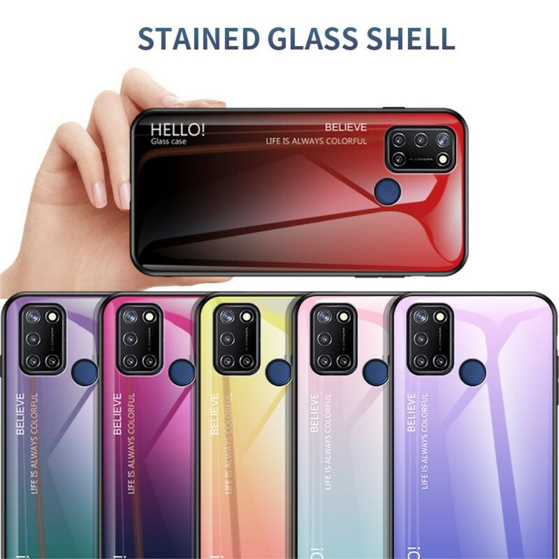 θηκη κινητου Realme 7i Tempered Glass Γεια Σας