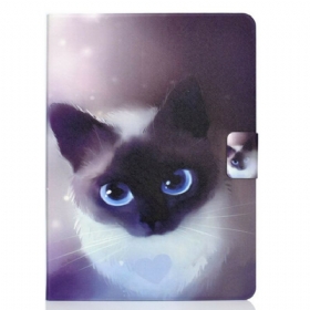 Κάλυμμα iPad Air (2022) (2020) Γάτα Με Μπλε Μάτια