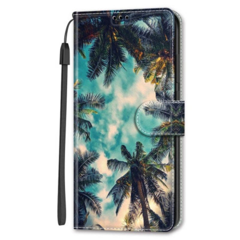 Δερματινη Θηκη Samsung Galaxy S24 Ultra 5g Strap Palms Σιλικόνης