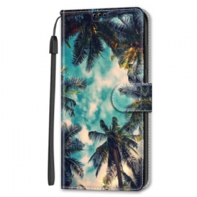 Δερματινη Θηκη Samsung Galaxy S24 Ultra 5g Strap Palms Σιλικόνης