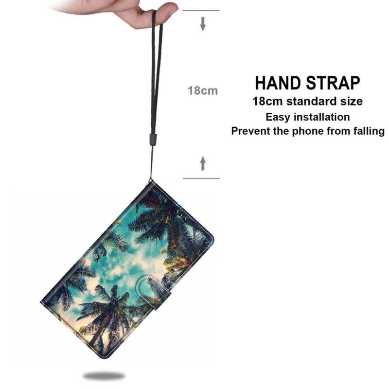 Δερματινη Θηκη Samsung Galaxy S24 Ultra 5g Strap Palms Σιλικόνης