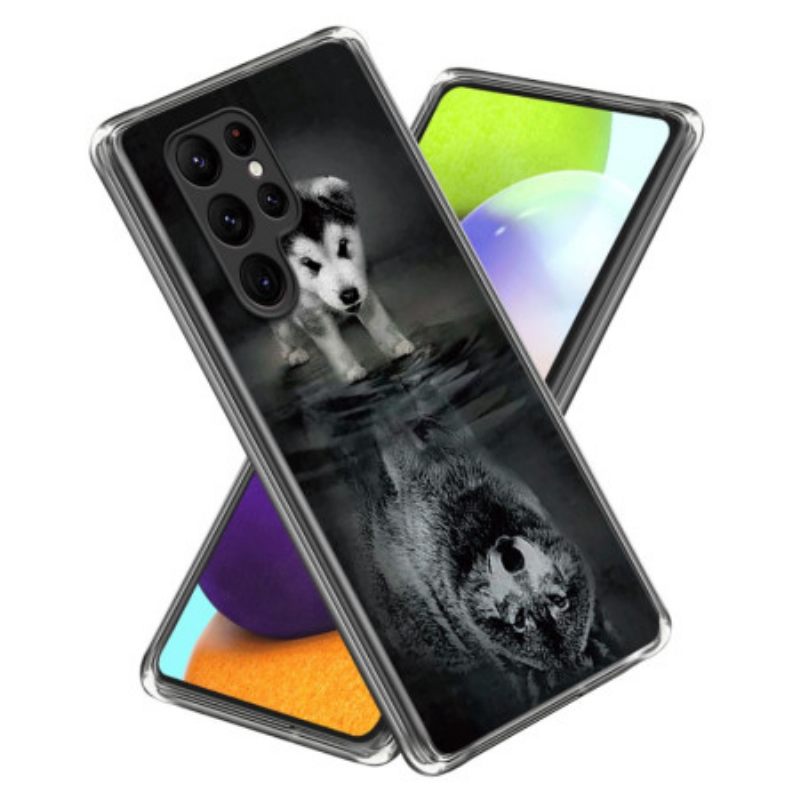 Κάλυμμα Samsung Galaxy S24 Ultra 5g Puppy Dream Σιλικόνης