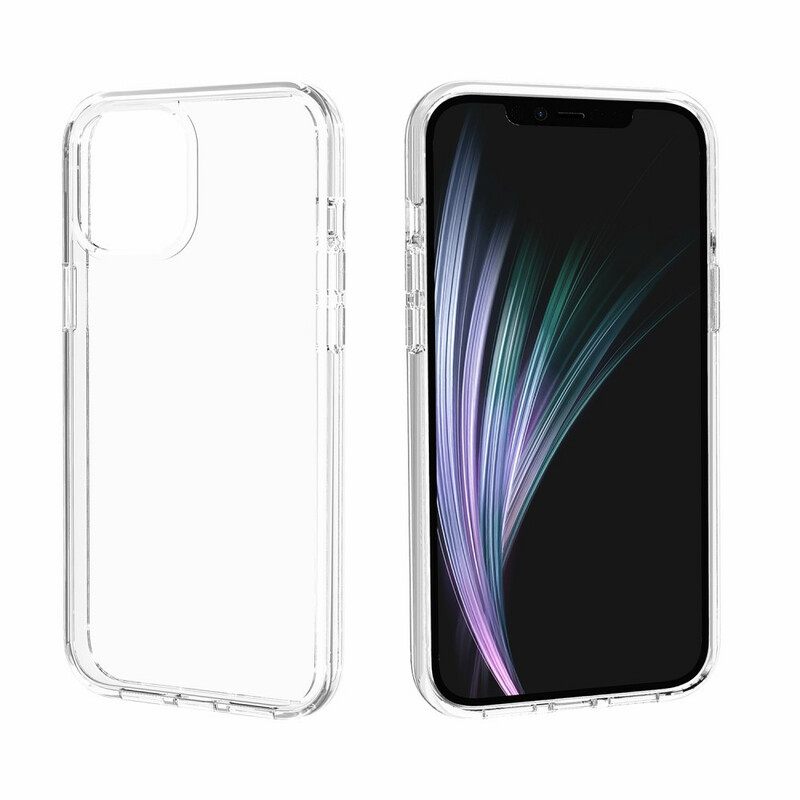 Θήκη iPhone 12 Pro Max Έγχρωμο Διάφανο