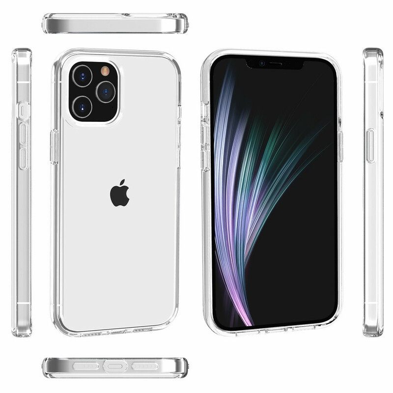 Θήκη iPhone 12 Pro Max Έγχρωμο Διάφανο