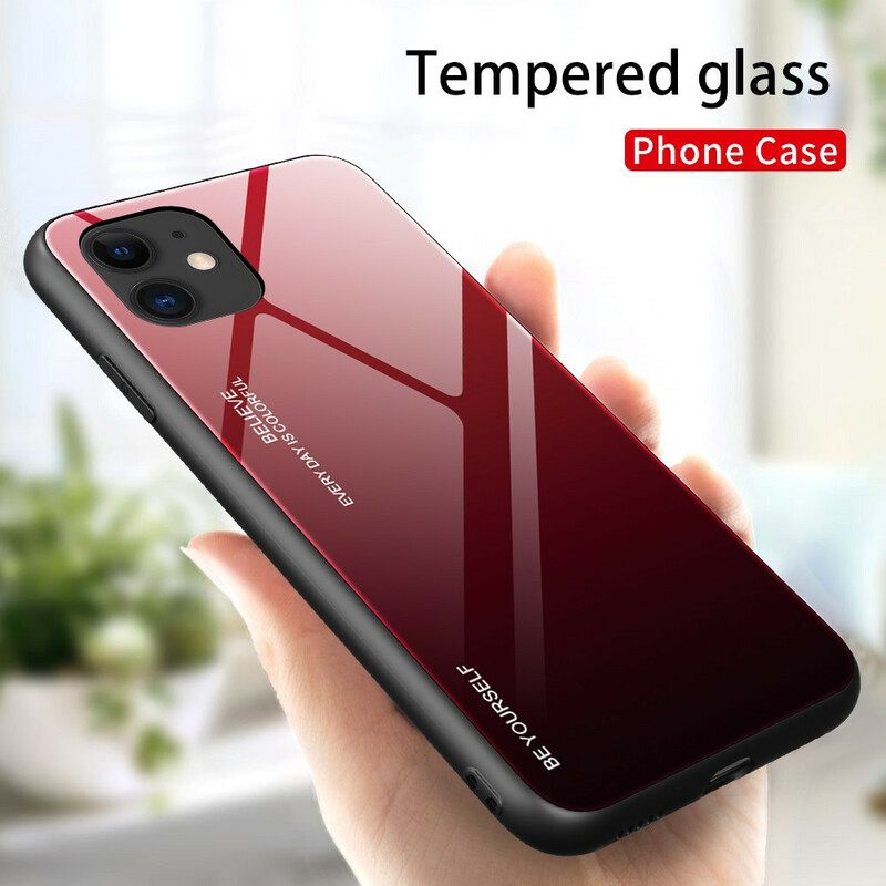 Θήκη iPhone 12 Pro Max Tempered Glass Be Yourself