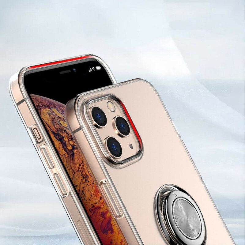 θηκη κινητου iPhone 12 Pro Max Διαφανές Με Ring-support