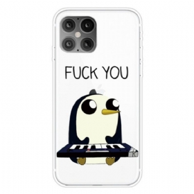 θηκη κινητου iPhone 12 Pro Max Penguin Fuck You