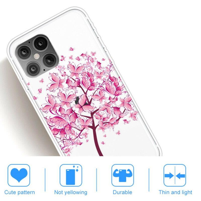 θηκη κινητου iPhone 12 Pro Max Pink Tree Top