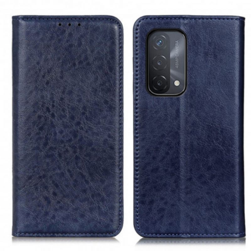 θηκη κινητου Oppo A54 5G / A74 5G Θήκη Flip Split Leather Υφή