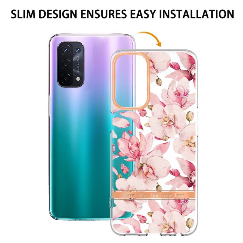 Θήκη Oppo A54 5G / A74 5G Άνευ Ραφής Floral