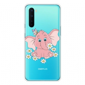θηκη κινητου OnePlus Nord Άνευ Ραφής Ροζ Ελέφαντας