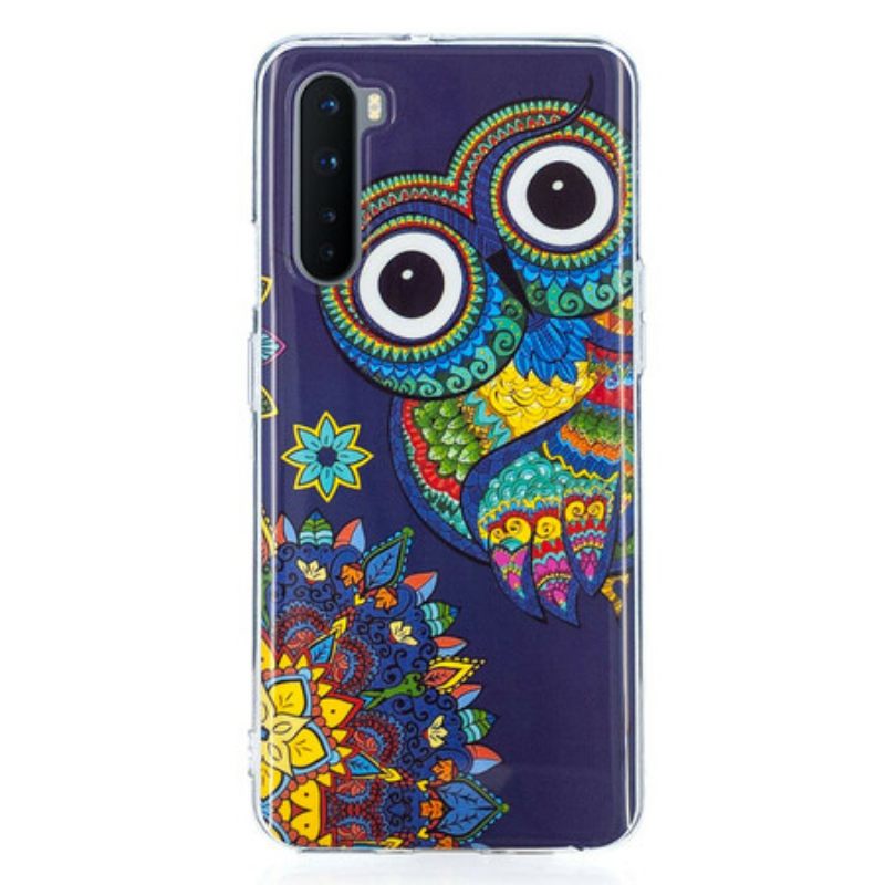 Θήκη OnePlus Nord Fluorescent Owl Mandala