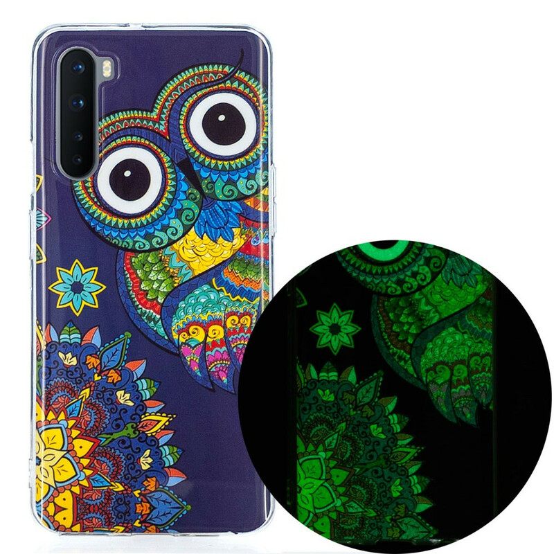 Θήκη OnePlus Nord Fluorescent Owl Mandala