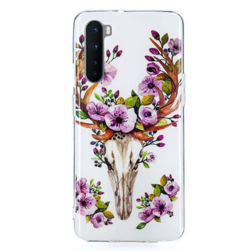 Θήκη OnePlus Nord Φθορίζουσα Floral Elk