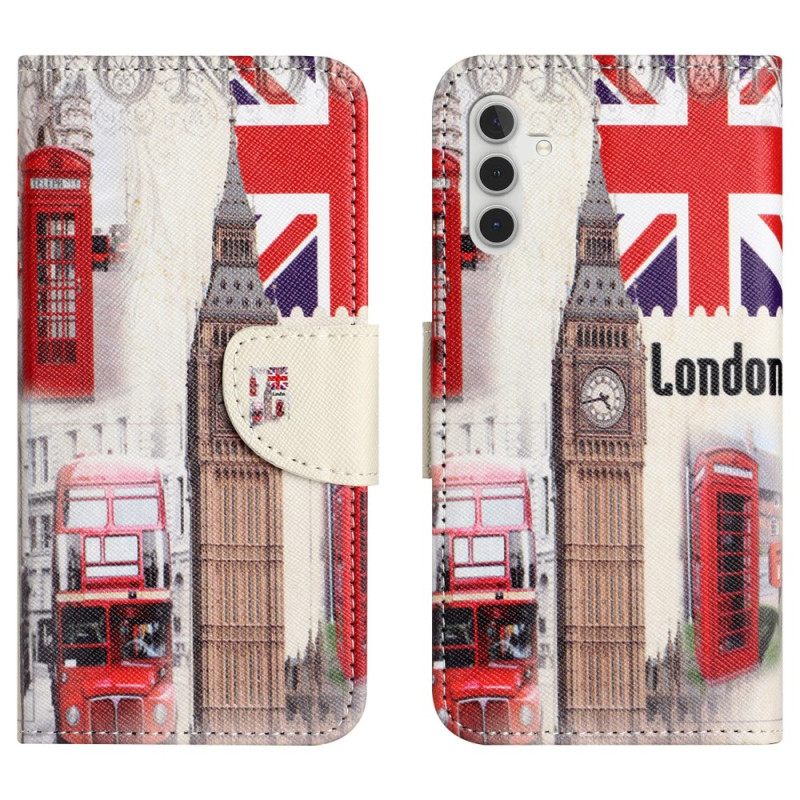 Δερματινη Θηκη Samsung Galaxy S24 Plus 5g London Life