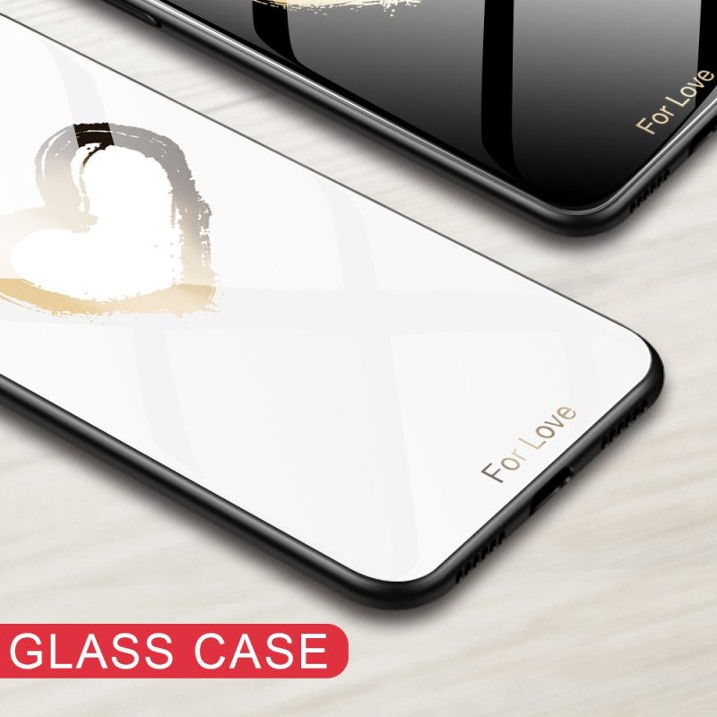 Κάλυμμα Samsung Galaxy S24 Plus 5g Gold Heart Tempered Glass