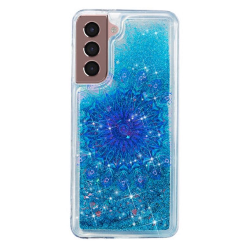 Κάλυμμα Samsung Galaxy S24 Plus 5g Υγρό Glitter Και Mandala