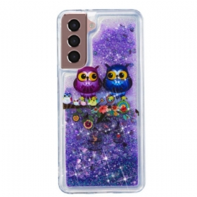 Κάλυμμα Samsung Galaxy S24 Plus 5g Υγρό Glitter Two Owls